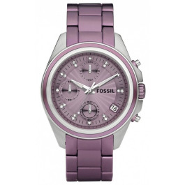 Horlogeband Fossil ES2916 Staal Paars 18mm